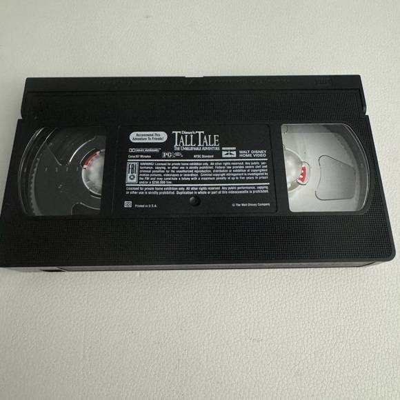 Walt Disney Tall Tale the unbelievable adventure VHS tape - Picture 5 of 7